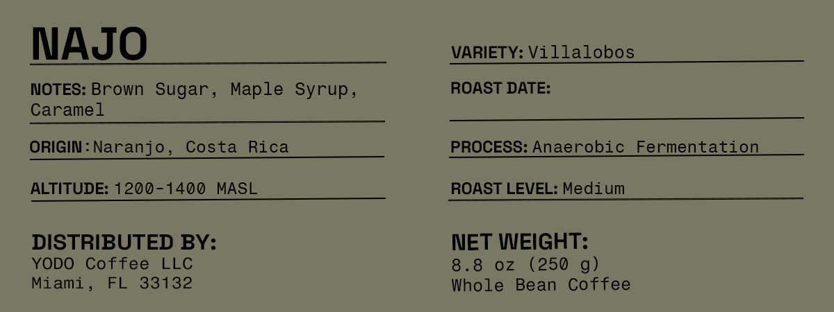 NAJO Single Origin Coffee